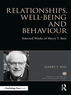 cover image of Relationships, Well-Being and Behaviour